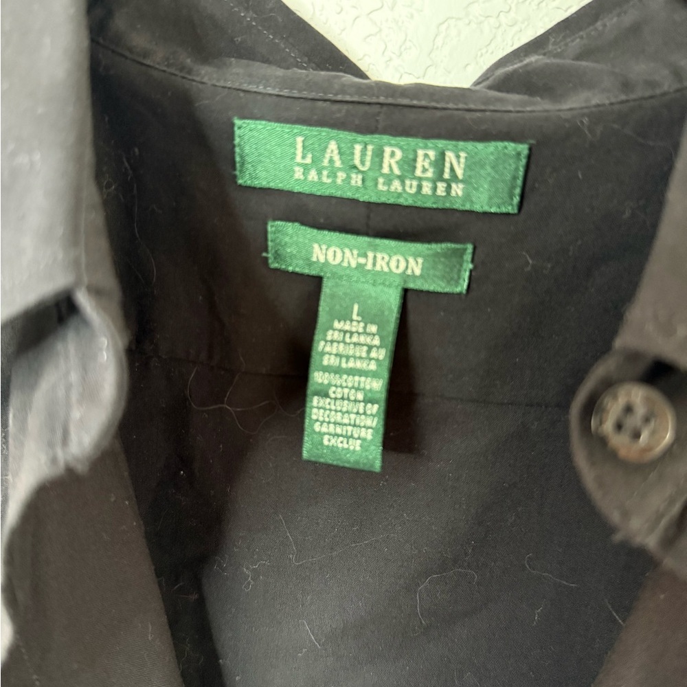 Ralph Lauren Black Non-Iron Shirt - Picture 3 of 6
